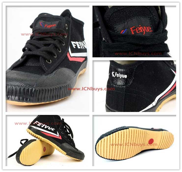 Black high top Feiyue shoes 