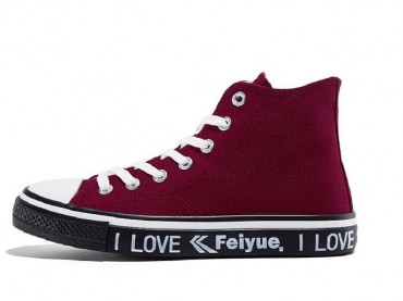 Feiyue Shoes 2019 New High Help Solid Color Trend Sports Casual Shoes For Lovers