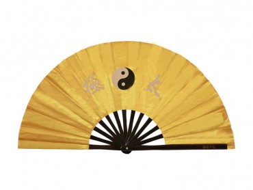 Tai Chi Fan With Classic Tai Chi Pattern Gloden