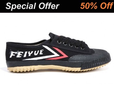 Tai Chi Feiyue Shoes Black