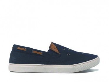 Feiyue Casual British Style Shoes Canvas Navy Blue