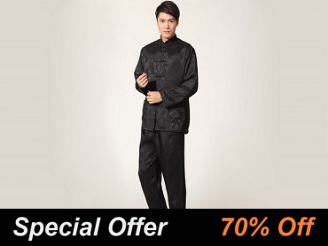 Traditional Kung Fu Clothing Tai Chi for Men Black