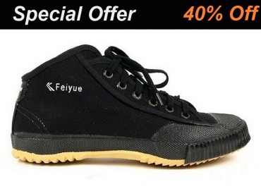 Feiyue High Top Black Shoes