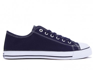 Classic Navy Canvas Feiyue Shoes
