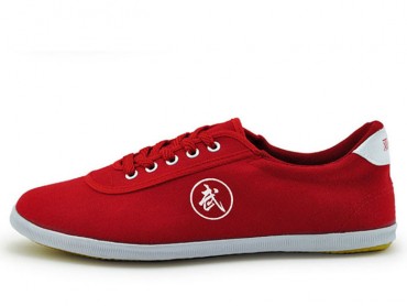 Double Star Canvas Tai Chi Shoes Red