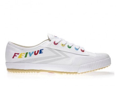 Feiyue Lo Canvas Sneakers -  White/Grey Shoes