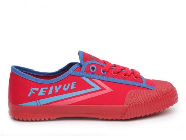 Feiyue Lo Canvas Sneakers -  Red Shoes