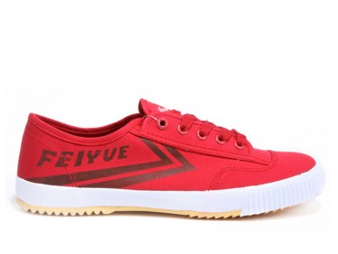 Feiyue Plain Canvas Sneakers -  Red Shoes