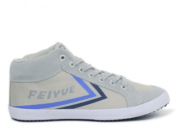 Feiyue DELTA MID Sneakers - Grey Canvas Shoes