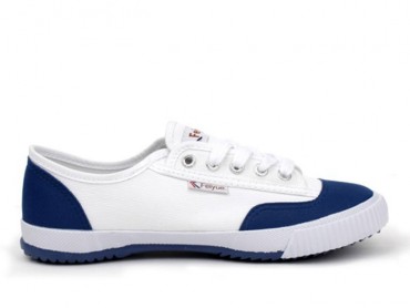 Feiyue Lo Plain II Sneaker - White/Blue Shoes