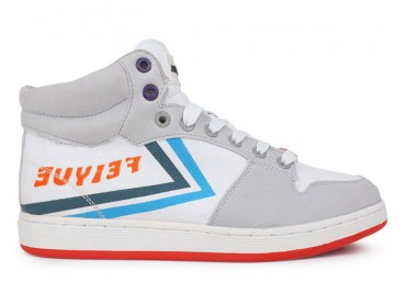 Feiyue 10N28E Canvas Shoes - White/Red Shoes