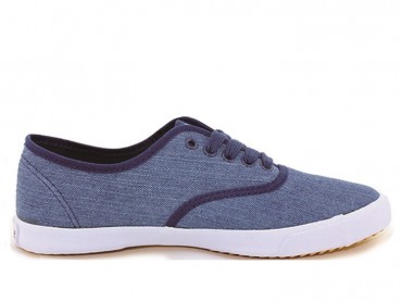 Feiyue Plain Jeans Sneaker - Blue shoes