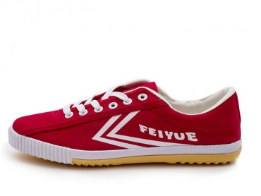 Feiyue Shoes 2015 New Style Red White Plain Sneaker 