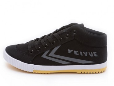 Feiyue Shoes 2015 New Style High Top Black Grey