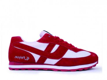 Feiyue Sneakers for Marathon and Jogging Red