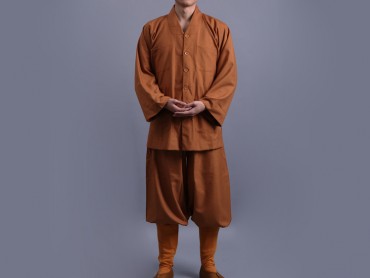 Shaolin Kung Fu Clothing Cotton Ochre