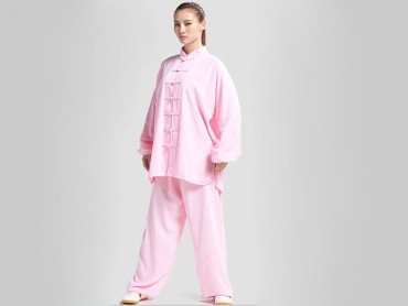 Tai Chi Clothing Set Professional Pink Jinwu