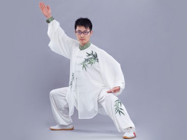 Tai Chi Clothing for Man Traditional Bamboo Pattern