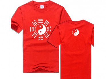 Tai Chi T-shirt Eight Trigrams Red