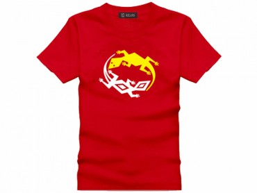 Tai Chi T-shirt Lizard Red