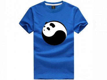 Tai Chi T-shirt Panda Blue