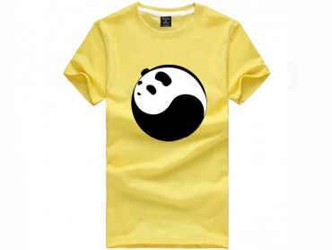 Tai Chi T-shirt Panda Yellow