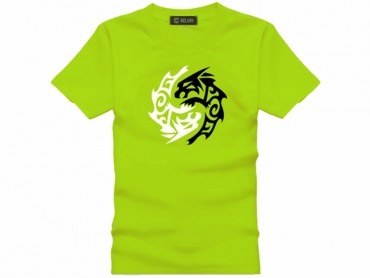 Tai Chi T-shirt Vintage Beast Green
