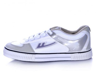 Warrior Footwear Basketball Shoes White Sliver Stripe