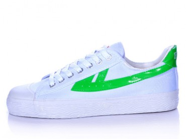 Warrior Footwear White Green Basketball Shoes