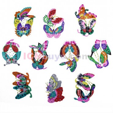Chinese Paper Cutting Chinese Colorful Butterfly Set