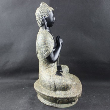 Thai India Sakyamuni Buddha Chinaware Handicraft Ornament 13 inches