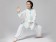 Professional Tai Chi Clothing Uniform Chinese Blue and White Porcelain Patterns Blue Flowers