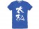 Tai Chi T-shirt, Tai Chi T-shirt Chinese Characters, Tai Chi T-shirt Blue