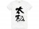 Tai Chi T-shirt, Tai Chi T-shirt Chinese Characters, Tai Chi T-shirt White