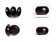 Buddhist Prayer Wrap Bracelet Necklace 108 Coconut Shell Beads with Lobular Rosewood Calcedony Stone Mala