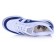 Warrior Footwear badminton shoes white blue stripe