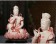 12 inch Pink Ceramics Guanyin Buddha Statue with Streamer Handicraft Ornament