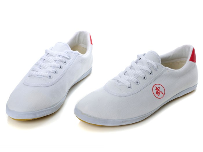 Super Light Canvas Kung Fu Shoes White