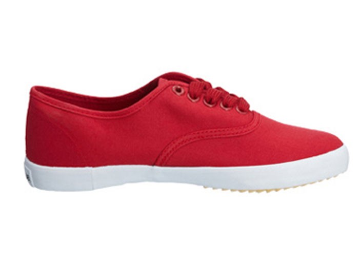 Red trainers sale clearance