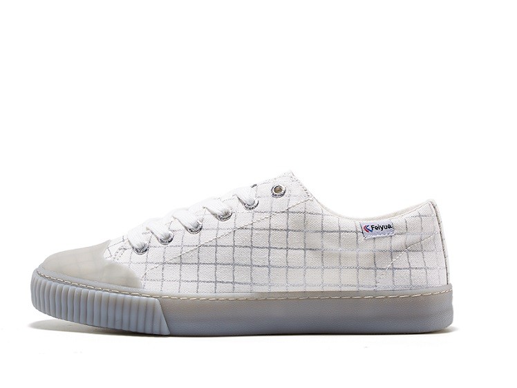 Feiyue Shoes 2019 New Canvas Shoes Female Plaid Fashion Street Casual Shoes ICNbuys