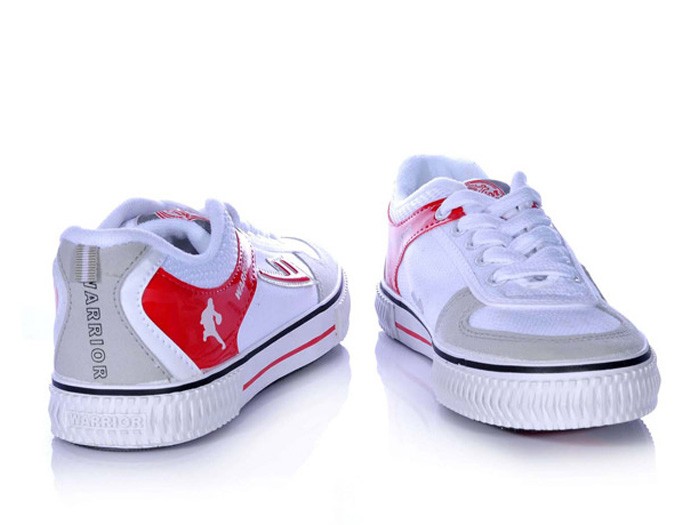 White shoes with deals red stripes