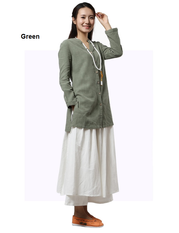 clothing for zen; clothing for meditation; women clothing for zen