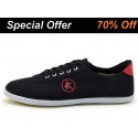 Double Star Canvas Tai Chi Shoes Black