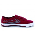 Feiyue Plain Canvas Sneakers -  Claret Shoes
