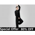 Tai Chi Clothing Set Casual Style Black