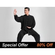 Tai Chi Clothing, Tai Chi Uniform, Tai Chi Clothing for man, Tai Chi Clothing Set Professional Black Jinwu