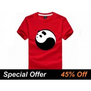 Tai Chi T-shirt, Tai Chi T-shirt Panda, Tai Chi T-shirt Panda Black