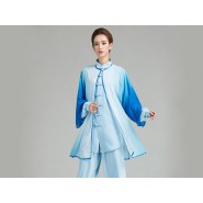 Tai Chi Clothing, Tai Chi Clothing Gradient Color, Tai Chi Clothing outside veil, Tai Chi Uniform outside veil, Tai Chi Uniform Gradient Color, Tai Chi Suit, Tai Chi Suit outside veil, Tai Chi Suit Gradient Color