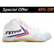 Feiyue High Top Shoes White