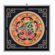 Chinese Paper Cutting, Decorative Paper-cut Frame, Decorative Paper-cut Frame Chinese Five Blessings